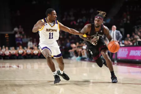 COLLEGE STATION, TX - December 30, 2022 - during the game between the Prairie View A&M Panthers and the Texas A&M Aggies at Reed Arena in College Station, TX. Photo By Craig Bisacre/Texas A&M Athletics