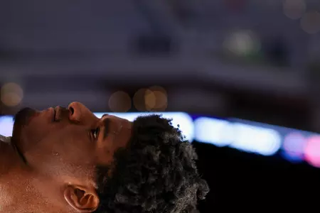 FORT WORTH, TX - December 03, 2022 - Forward Solomon Washington #13 of the Texas A&M Aggies during the game between the Boise State Broncos and the Texas A&M Aggies at DickieÕs Arena in Fort Worth, TX. Photo By Craig Bisacre/Texas A&M Athletics