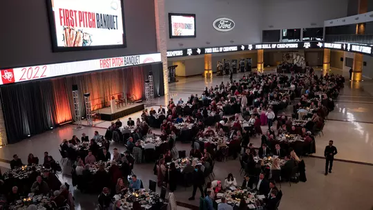 COLLEGE STATION, TX - February 05, 2022 - Baseball First Pitch Banquet in College Station, TX. Photo By Brendall O'Banon/Texas A&M Athletics