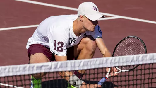 COLLEGE STATION, TX - 20220129 - Texas A&M Aggies Men's Tennis vs. UCLA Bruins