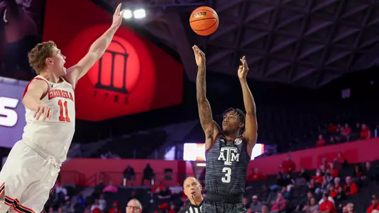 ATHENS, GA - January 04, 2022 -  during the game between the Georgia Bulldogs and the Texas A&M Aggies at Stegeman Coliseum in Athens, GA. Photo By Craig Bisacre