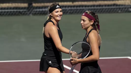 COLLEGE STATION, TX - 20220219 - Texas A&M Aggies Women's Tennis vs. TCU Horned Frogs