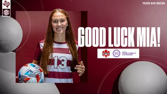 Good Luck Graphic for Mia Pante headed to the CONCACAF U20 Championship