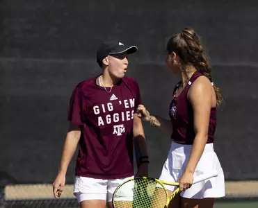 COLLEGE STATION, TX - 20220206 - Texas A&M Aggies Women's Tennis vs. SMU Mustangs