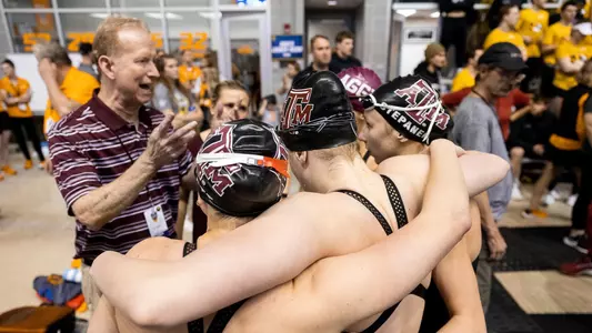 400 Free Relay team gets an A cut at SEC Championships