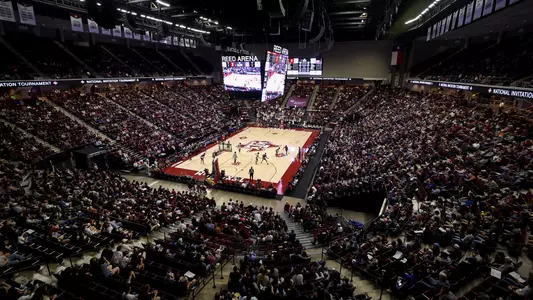 COLLEGE STATION, TX - March 15, 2022 - Fans during the 1st Round of the NIT Tournament during the game between the Alcorn State Braves and the Texas A&M Aggies at Reed Arena in College Station, TX. Photo By Craig Bisacre/Texas A&M Athletics