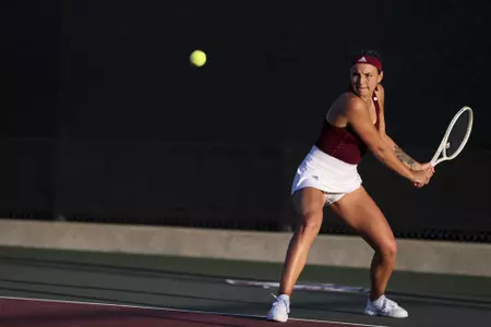 COLLEGE STATION, TX - 20220318 - Texas A&M Aggies Women's Tennis vs. Vanderbilt Commodores
