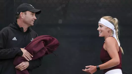 COLLEGE STATION, TX - 20220318 - Texas A&M Aggies Women's Tennis vs. Vanderbilt Commodores