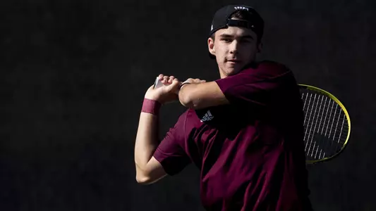 COLLEGE STATION, TX - 20220227 - Texas A&M Aggies Men's Tennis vs. SMU Mustangs