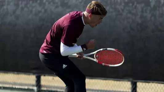 COLLEGE STATION, TX - 20220227 - Texas A&M Aggies Men's Tennis vs. SMU Mustangs