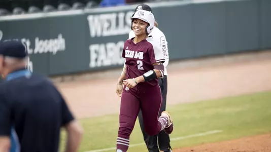 COLLEGE STATION, TX - 20220220 - Texas A&M Aggies Softball vs. Jayhawks