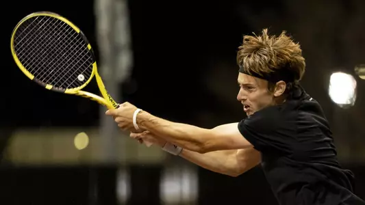 COLLEGE STATION, TX - 20220309 - Texas A&M Aggies Men's Tennis vs. Texas Longhorns