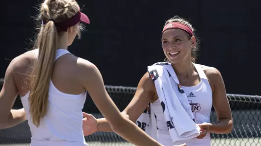 COLLEGE STATION, TX - 20220403 - Texas A&M Aggies Women's Tennis vs. Alabama Crimson Tide