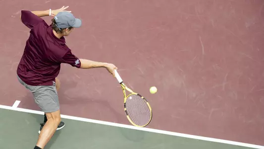 COLLEGE STATION, TX - 20220311 - Texas A&M Aggies Men's Tennis vs.  Commodores