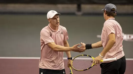 COLLEGE STATION, TX - 20220304 - Texas A&M Aggies Men's Tennis vs. Arkansas Razorbacks