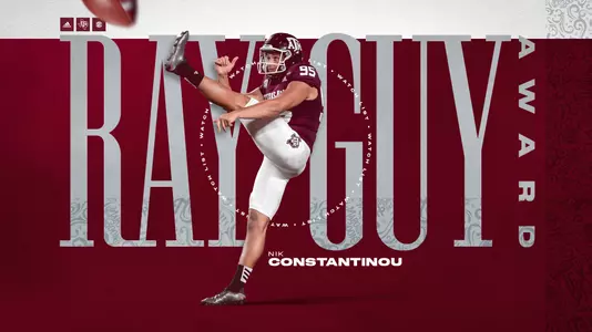 Nik Constantinou Ray Guy Preseason graphic