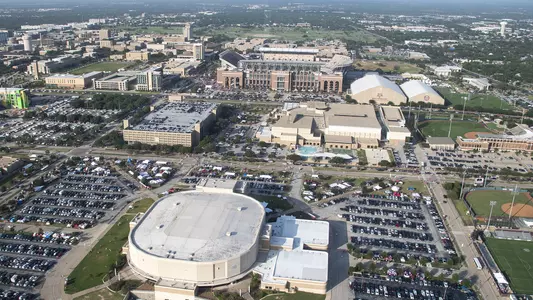 Generic Campus Aerial of Athletics Facilities