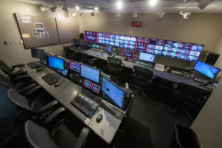 COLLEGE STATION, TX - DECEMBER 16, 2019 - 12th Man Production Studio Facility Photos in College Station, TX. Photo By Craig Bisacre/Texas A&M Athletics