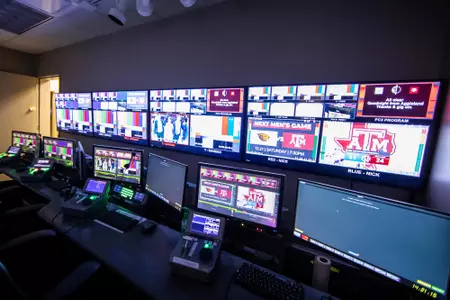 COLLEGE STATION, TX - DECEMBER 16, 2019 - 12th Man Production Studio Facility Photos in College Station, TX. Photo By Craig Bisacre/Texas A&M Athletics