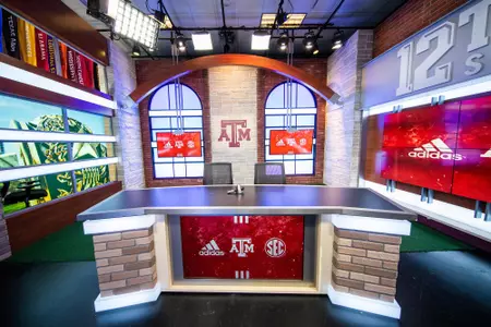 COLLEGE STATION, TX - DECEMBER 16, 2019 - 12th Man Production Studio Facility Photos in College Station, TX. Photo By Craig Bisacre/Texas A&M Athletics