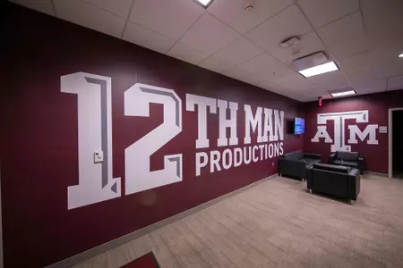 COLLEGE STATION, TX - DECEMBER 16, 2019 - 12th Man Production Studio Facility Photos in College Station, TX. Photo By Craig Bisacre/Texas A&M Athletics