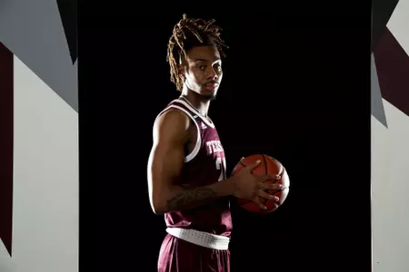 COLLEGE STATION, TX - July 20, 2022 - Jaelyn Lee during Texas A&M Aggies Men's Basketball photo day in College Station, TX. Photo By Kate Luffman/Texas A&M Athletics
