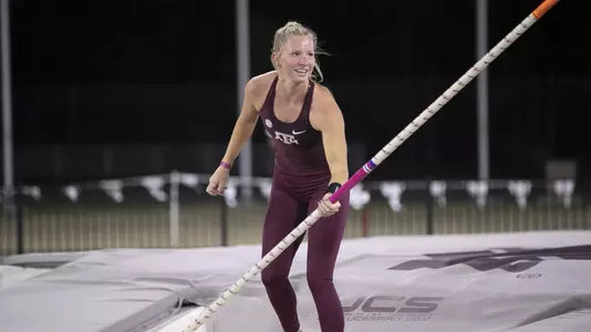 COLLEGE STATION, TX - 20220408 - 44 Farms Texas A&M Aggies Outdoor Invitational at E.B. Cushing Stadium