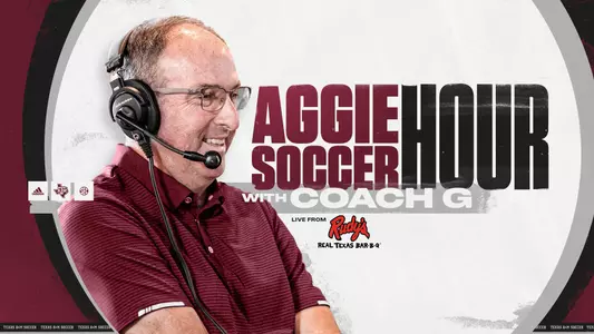 Aggie Soccer Hour 2022 Graphic