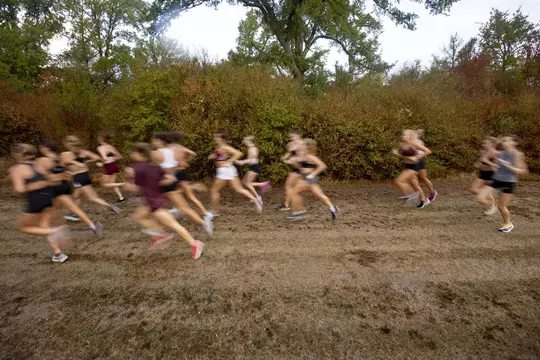COLLEGE STATION, TX - August 19, 2022 - during cross country practice in College Station, TX. Photo By Aiden Shertzer/Texas A&M Athletics