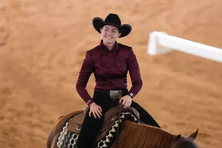 COLLEGE STATION, TX - September 17, 2021 - during the Equestrian maroon and white game at Thomas G. Hildebrand Equine Complex in College Station, TX. Photo By Emily Snyder/Texas A&M Athletics