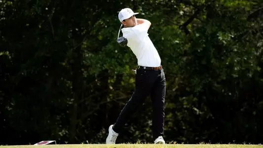 COLLEGE STATION, TX - May 17, 2022 - Daniel Rodrigues of the Texas A&M Aggies during the NCAA Men?s Golf Regional at Traditions Club in College Station, TX. Photo By Craig Bisacre/Texas A&M Athletics
