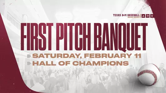 Graphic for 2023 First Pitch Banquet