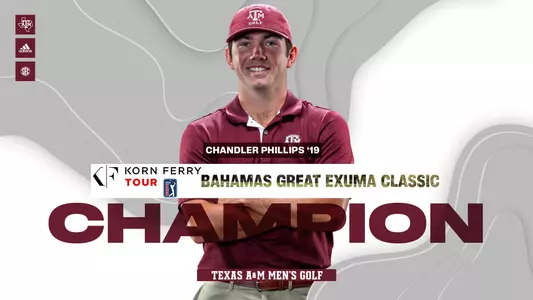 Graphic Highlighting Chandler Phillips winning the Great Exuma Classic