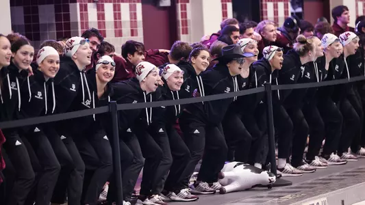COLLEGE STATION, TX - January 21, 2023 - During the game between the LSU Tigers and the Texas A&M Aggies at Rec Center Natatorium in College Station, TX. Photo By Brendall O'Banon/Texas A&M Athletics