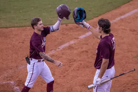 COLLEGE STATION, TX - October 20, 2022 - During maroon and black scrimmage game in College Station, TX. Photo By Evan Pilat/Texas A&M Athletics
