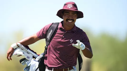 SCOTTSDALE, AZ - May 29, 2023 - Phichaksn Maichon of the Texas A&M Aggies during the the NCAA Golf Championships at Grayhawk Golf Course in Scottsdale, AZ. Photo By Ethan Mito/Texas A&M Athletics