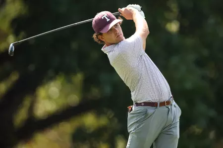 FORT WORTH, TX - October 02, 2023 - Daniel Rodrigues of the Texas A&M Aggies during the Ben Hogan Collegiate Invitational at Shady Oaks Country Club in Fort Worth, TX. Photo By Ethan Mito/Texas A&M Athletics