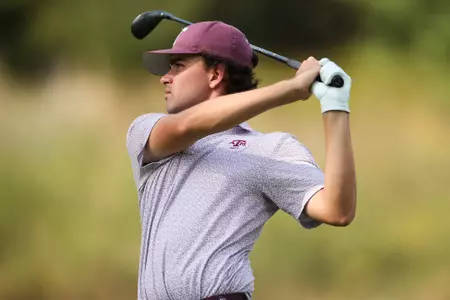 FORT WORTH, TX - October 02, 2023 - Daniel Rodrigues of the Texas A&M Aggies during the Ben Hogan Collegiate Invitational at Shady Oaks Country Club in Fort Worth, TX. Photo By Ethan Mito/Texas A&M Athletics