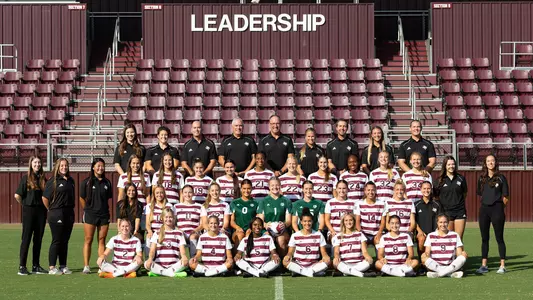 COLLEGE STATION, TX - July 31, 2023 - During Texas A&M Aggies Soccer team photo in College Station, TX. Photo By Evan Pilat/Texas A&M Athletics