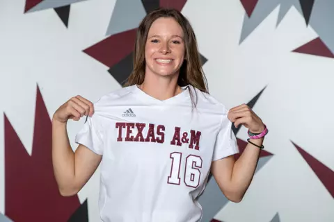 COLLEGE STATION, TX - November 04, 2022 - during Texas A&M Aggies Softball recruit photo shoot in College Station, TX. Photo By Evan Pilat/Texas A&M Athletics