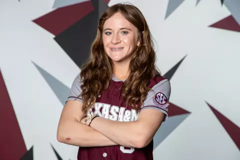COLLEGE STATION, TX - November 04, 2022 - during Texas A&M Aggies Softball recruit photo shoot in College Station, TX. Photo By Evan Pilat/Texas A&M Athletics