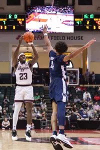 KISSIMMEE, FL - November 23, 2023 - Guard Tyrece Radford #23 of the Texas A&M Aggies during the game between the Penn State Nittany Lions and the Texas A&M Aggies at State Farm Field House at ESPN Wide World of Sports Complex in Kissimmee, FL. Photo By Craig Bisacre/Texas A&M Athletics