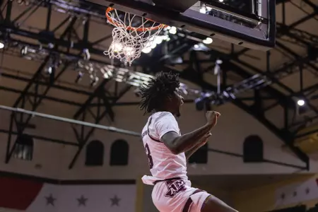 KISSIMMEE, FL - November 23, 2023 - Forward Solomon Washington #13 of the Texas A&M Aggies during the game between the Penn State Nittany Lions and the Texas A&M Aggies at State Farm Field House at ESPN Wide World of Sports Complex in Kissimmee, FL. Photo By Craig Bisacre/Texas A&M Athletics