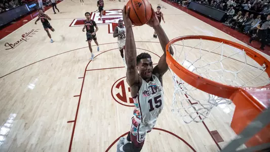 COLLEGE STATION, TX - February 04, 2023 - during the Men's Basketball game between the Georgia Bulldogs and the Texas A&M Aggies at Reed Arena in College Station, TX. Photo By Craig Bisacre/Texas A&M Athletics