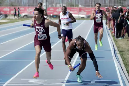 Christian Rosales at the Island Relays
