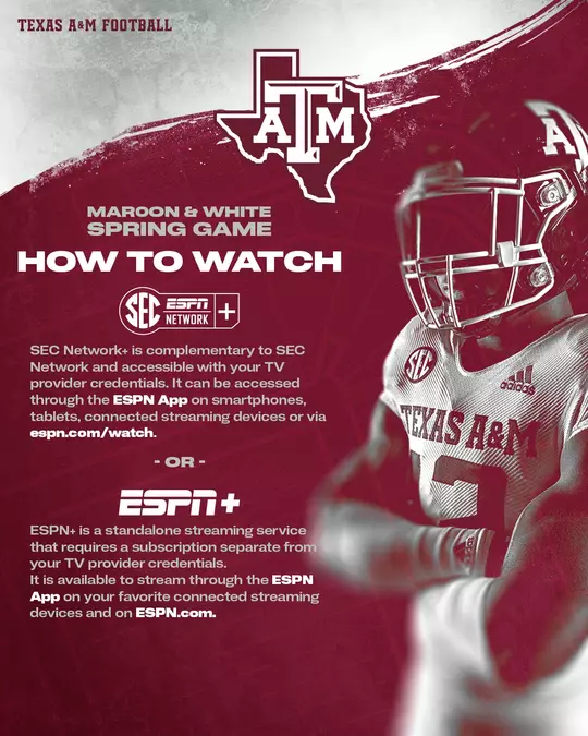 2023 Football Maroon & White Game - How to Watch