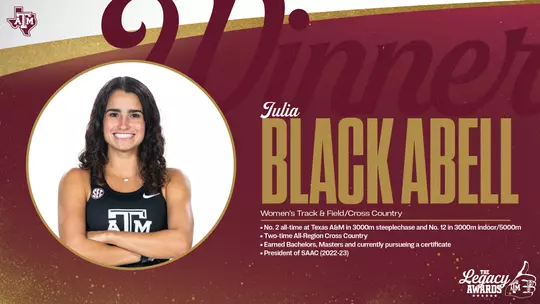 Julia Black Abell Lettermen Award