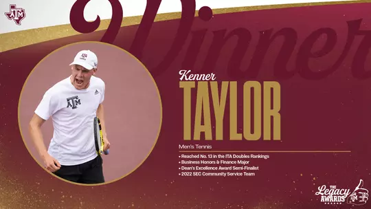 Kenner Taylor Letterman Award