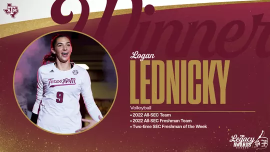 Newcomer Logan Lednicky