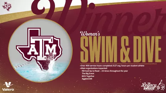 Service Award Women's Swim Dive